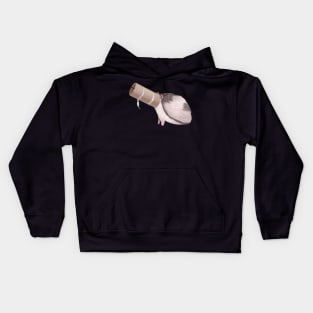 Toilet Paper Roll Hedgehog Kids Hoodie